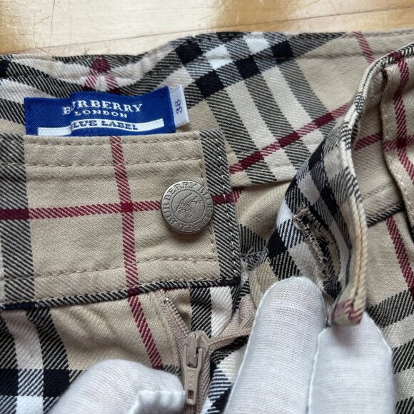 Burberry Blue Label Women's Plaid Pants - Size 38 (US 4-6) - Picture 6 of 11
